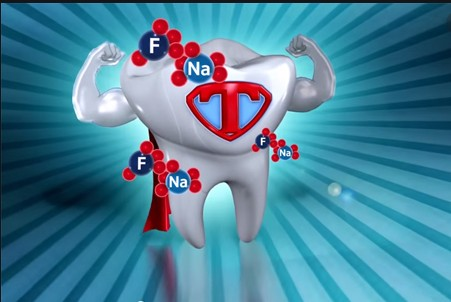 Tooth decay illustration